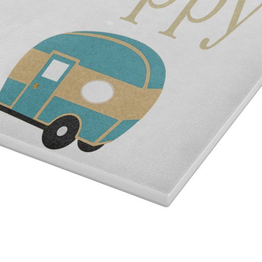 Happy Camper Personality Cutting Board Snijplank (Hoek)