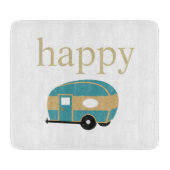 Happy Camper Personaltiy Cutting Board Snijplank (Voorkant)