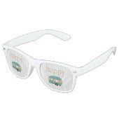 Happy Camper Persoonlijkheid Retro Zonnebril (Gekanteld)