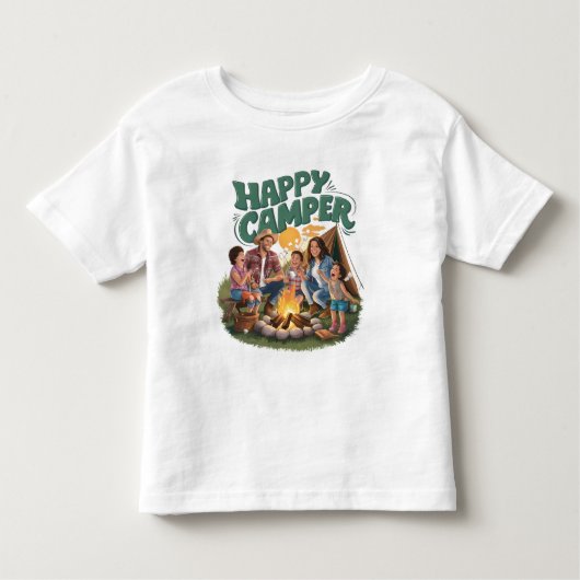 Happy Camper Peuter T-shirt (1) (Voorkant)