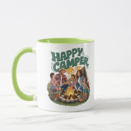 Happy Camper Peuter T-shirt (1) Mok (Links)