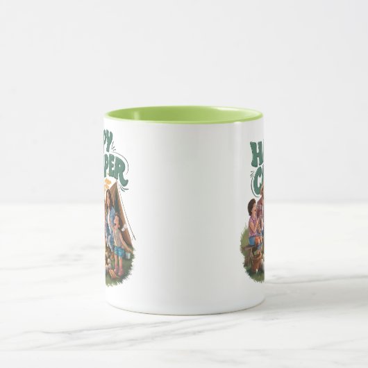 Happy Camper Peuter T-shirt (1) Mok (Midden)