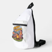 Happy Camper Peuter T-shirt (2) Sling Bag (Rechterhoek)