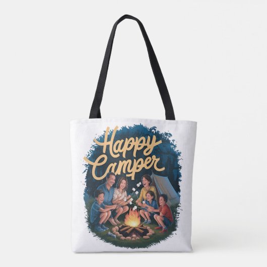Happy Camper Peuter T-shirt (4) Tote Bag (Achterkant)