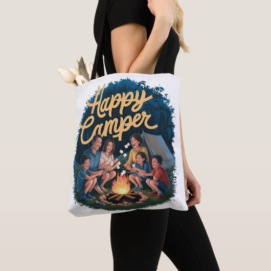 Happy Camper Peuter T-shirt (4) Tote Bag (Dichtbij)
