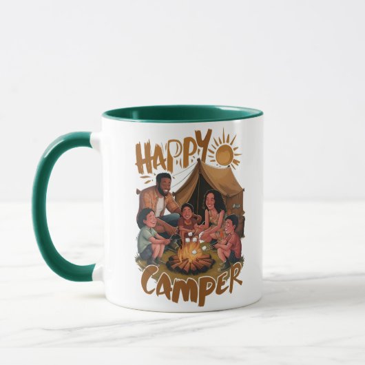 Happy Camper Peuter T-shirt (5) Mok (Links)