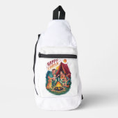 Happy Camper Peuter T-shirt (7) Sling Bag (Voorkant)