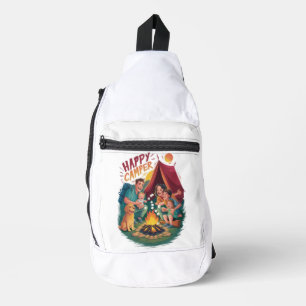 Happy Camper Peuter T-shirt (7) Sling Bag