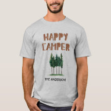 Happy Camper Pine Trees gepersonaliseerd