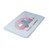 Happy Camper Pink RV Badmat (Gekanteld)