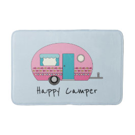 Happy Camper Pink RV Badmat