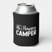 Happy Camper Quote (wit) Blikjeskoeler (Blikje Achterkant)