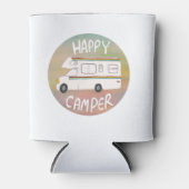 Happy Camper Rainbow RV Sunset Motorhome RV Blikjeskoeler (Voorkant)