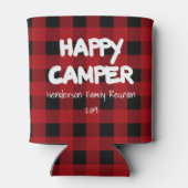 Happy Camper Red Pset Family Reunion Blikjeskoeler (Achterkant)