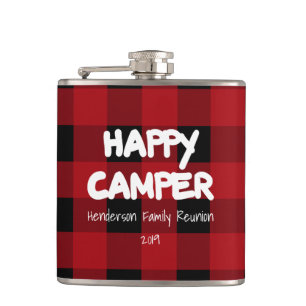 Happy Camper Red Pset Family Reunion Heupfles