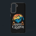 Happy Camper Retro  overeenkomende Camping Crew Samsung Galaxy Hoesje<br><div class="desc">Happy Camper Retro  overeenkomende Camping Crew</div>
