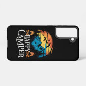 Happy Camper Retro  overeenkomende Camping Crew Samsung Galaxy Hoesje (Achterkant horizontaal)