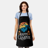 Happy Camper Retro  overeenkomende Camping Crew Schort (Gedragen)