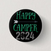 Happy Camper Ronde Button 3,2 Cm (Voorkant)