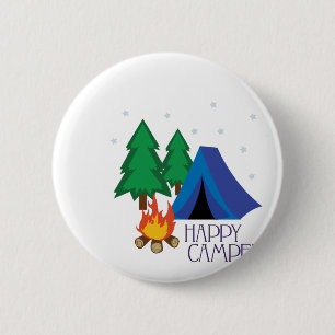 Happy Camper Ronde Button 5,7 Cm