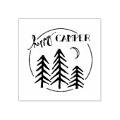 Happy Camper Rubberstempel (Afrduk)