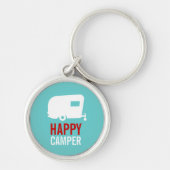 Happy Camper -  RV Camping Sleutelhanger (Voorkant)