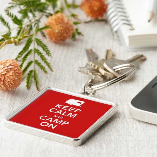 Happy Camper - RV Camping Sleutelhanger (Zijkant)