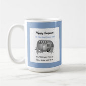 Happy Camper RV Family Coffee Mok (Links)