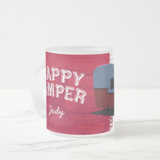 Happy Camper Shasta Trailer Mok (Voorkant links)