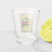 ***HAPPY CAMPER*** SHOT GLAS (Achterkant)