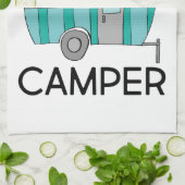 Happy Camper Sign Theedoek (Gevouwen)