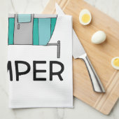 Happy Camper Sign Theedoek (Quarter Fold)