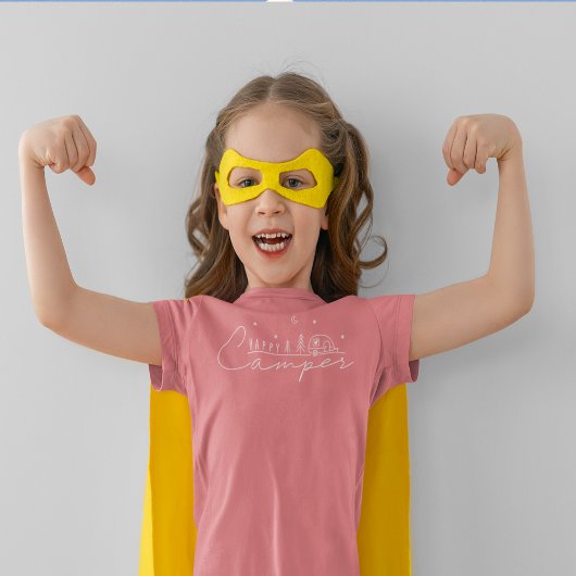 Happy Camper Silhouette Tri-Blend Shirt