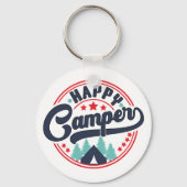 Happy Camper Sleutelhanger (Voorkant)