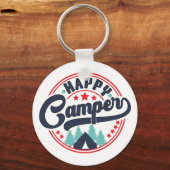 Happy Camper Sleutelhanger (Voorkant)