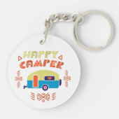Happy Camper Sleutelhanger (Achterkant)