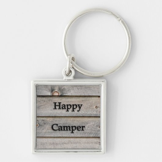 Happy Camper Sleutelhanger (Voorkant)