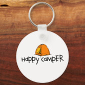 Happy Camper Sleutelhanger (Voorkant)