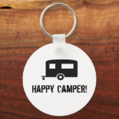 Happy Camper. Sleutelhanger (Voorkant)