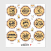 Happy Camper Smore Tester Sticker (Vel)