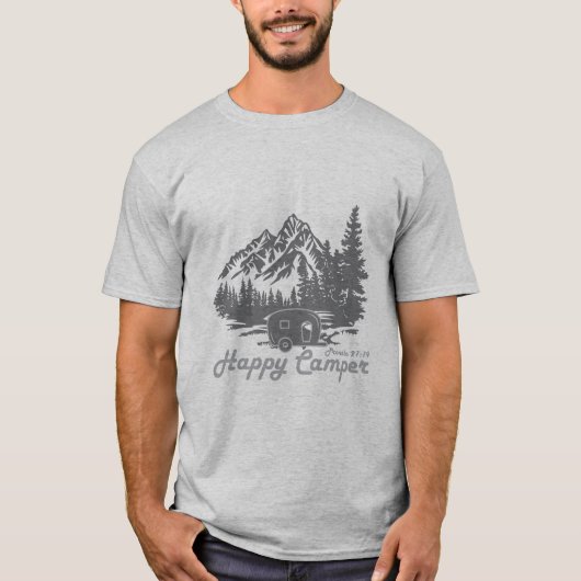Happy Camper Spreuken 21:19 Shirt (Voorkant)
