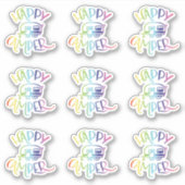 Happy Camper Sticker Pack (Voorkant)