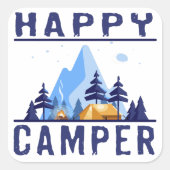 Happy Camper Stickers (Voorkant)