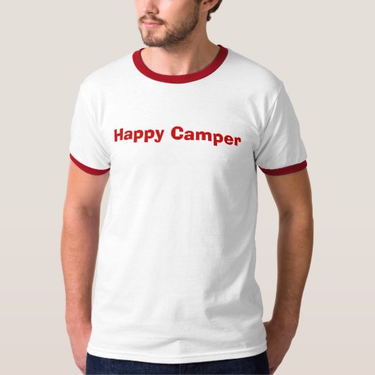 Happy Camper T-shirt (Voorkant)