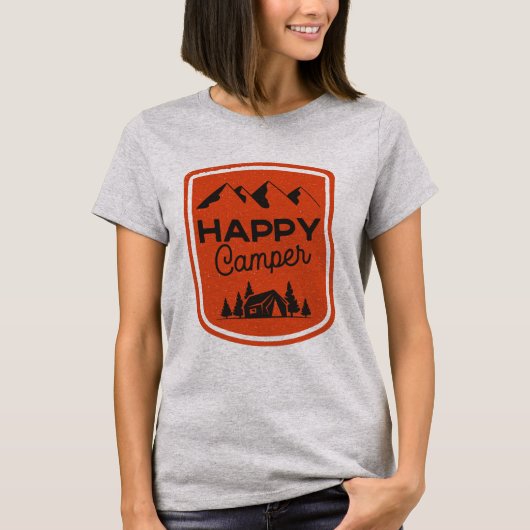 Happy Camper T-Shirt (Voorkant)