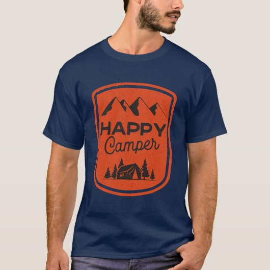 Happy Camper T-Shirt (Voorkant)