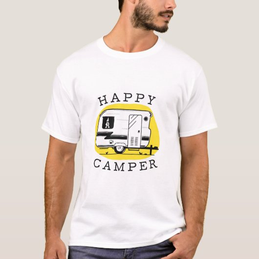 Happy Camper T-shirt (Voorkant)