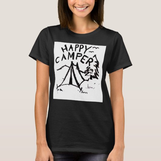 Happy Camper T-shirt (Voorkant)
