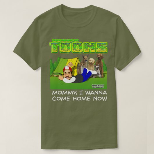 HAPPY CAMPER T-SHIRT (Design voorkant)