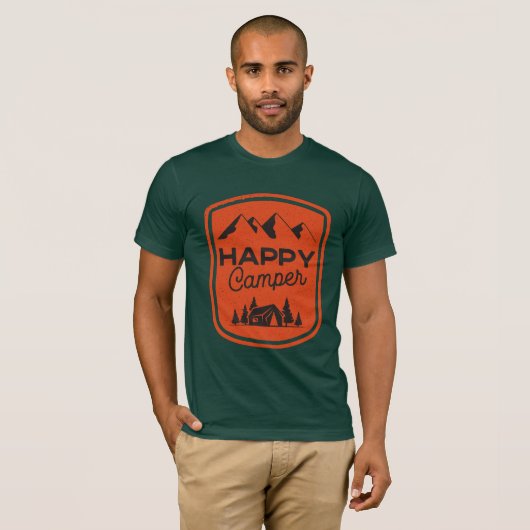 Happy Camper T-Shirt (Voorkant volledig)